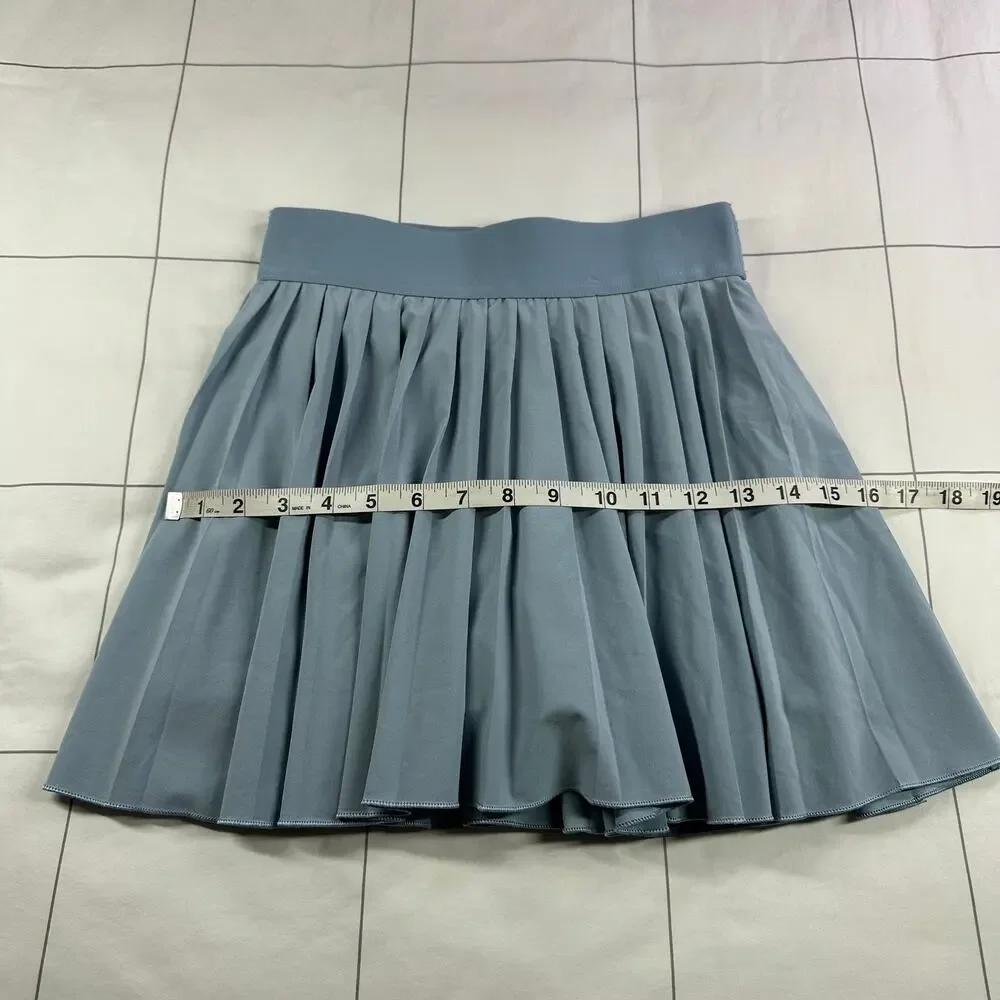 Aritzia TNA Skort Womens XS Blue Tennis Micro Pleated Athletic Sporty Pickleball